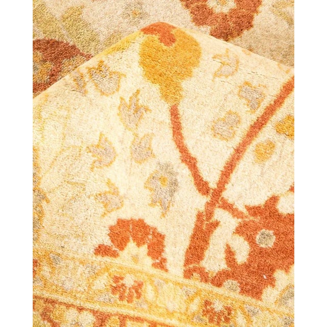 Textile Mogul, One-of-a-Kind Hand-Knotted Area Rug in Ivory, 6' 2" x 8' 10" For Sale - Image 7 of 8