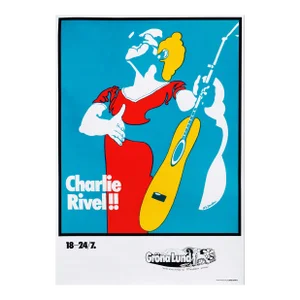 1997 Swedish Performance Poster, (A Celebration Of) Charlie Rivel!!