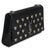 Contemporary Black Smooth Calfskin Studded Heart Medium Kate Chain Bag For Sale - Image 3 of 9