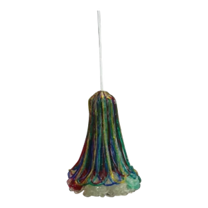 Mid-Century Modern Spun Lucite Pendant Lantern
