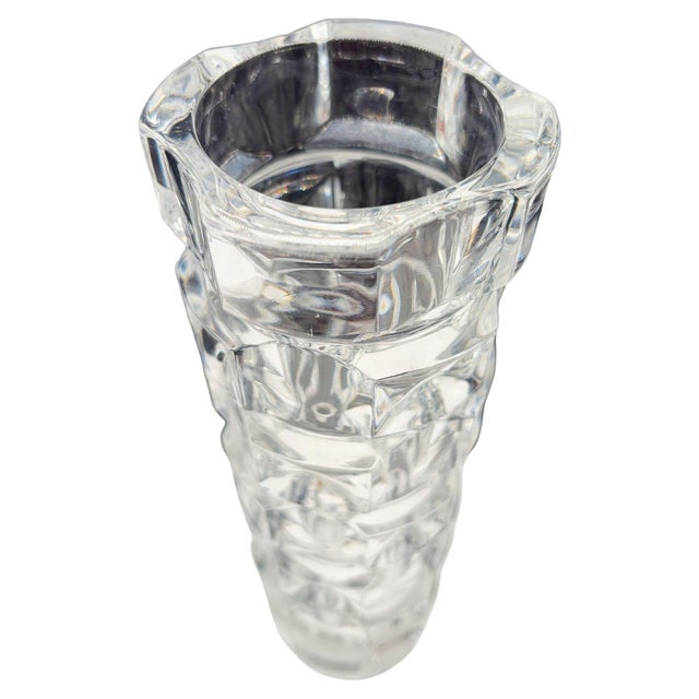 Add a touch of sophistication to your home decor with this French Glass Windsor Cristal D'Arques Vase by J.G. Durand for...