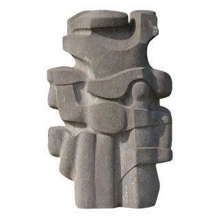 Jan Keustermans, Abstract Sculpture, Belgian Blue Stone For Sale