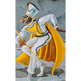 Ernie Barnes, The Drum Major, Signed Serigraph For Sale