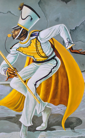 Ernie Barnes, The Drum Major, Signed Serigraph