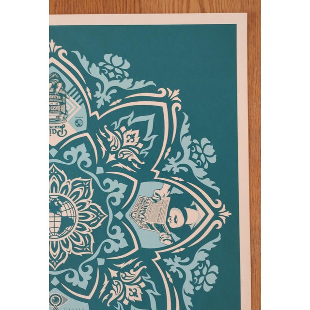 Shepard Fairey (Obey), Delicate Balance, 2015, Silkscreen Print For Sale - Image 8 of 10