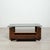 Mid-Century Wood and Smoked Glass Coffee Table, Italy, 1960s For Sale - Image 11 of 11