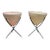 1950s Modern Kimball Aged Fiberglass Bullet Cone Planter Set For Sale