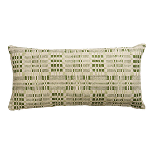 Schumacher Brimfield 24" Lumbar Pillow In Leaf