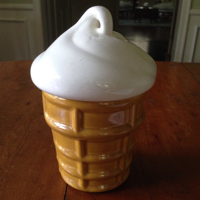 Vintage Ice Cream Cone Cookie Jar Chairish