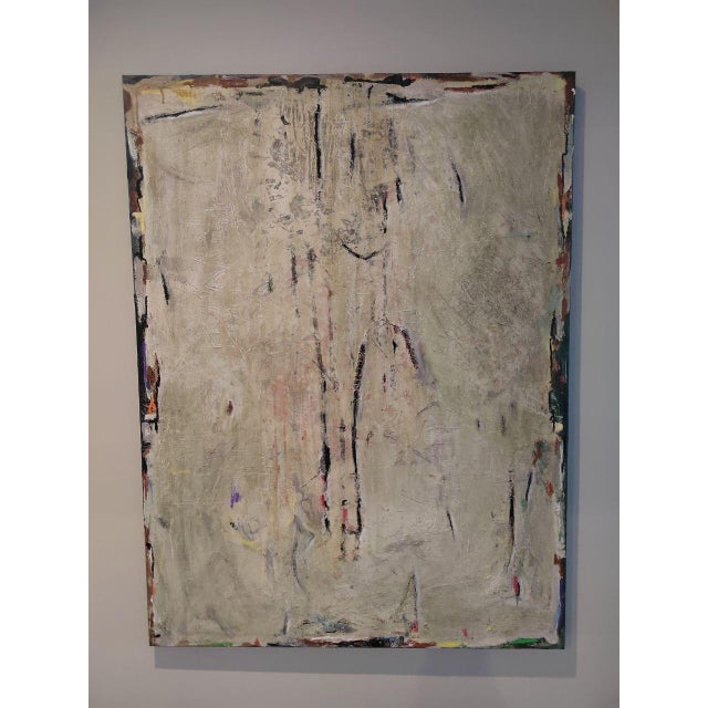 Contemporary Natalia Vypritskaia, Layers: Silence Between, Texture Paste on Canvas For Sale - Image 3 of 11