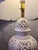 Hollywood Regency Vintage Hollywood Regency White Reticulated Ceramic Temple Jar Table Lamps - A Pair For Sale - Image 3 of 8