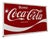 Enamel Coca Cola Sign, 1960s For Sale