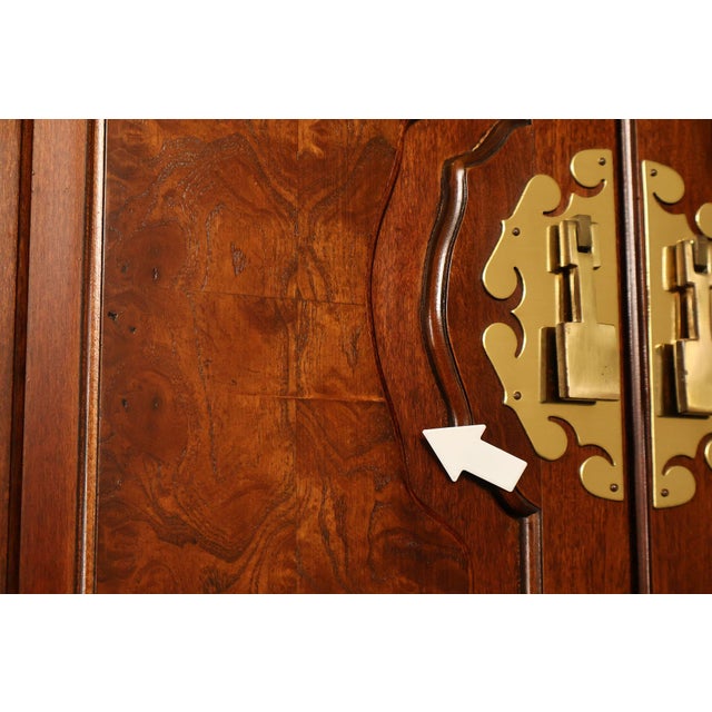 Bernhardt Pair Of Asian Campaign Style Linen Cabinets For Sale In Philadelphia - Image 6 of 18