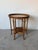 Wood Vintage Palecek Coastal Rattan and Woven Wicker End Side Table With Glass Top/ Sold For Sale - Image 7 of 12
