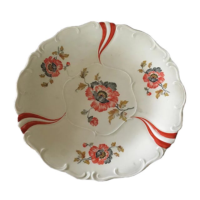 Porcelain Plate from Steinmann Tiefenfurt, 1920s For Sale