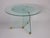 Glass and Brass Circular Table, 1970s For Sale - Image 4 of 9