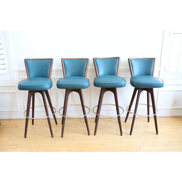 Mid Century Modern Vintage Swivel Bar / Counter Stools ... (640 x 640 Pixel)
