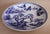 Asian Large Early 20th Century Blue & White Plate For Sale - Image 3 of 5