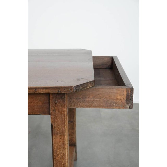 Antique Early 19th Century French Dining Table in Oak For Sale - Image 10 of 16