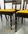 Late 20th Century Set of Six Baker Furniture Regency Ebonized and Parcel Gilt Cane Dining Chairs For Sale - Image 10 of 14
