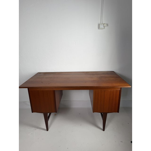 1960s Danish Modern Teak Desk, 1960s For Sale - Image 5 of 6