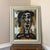 Mid-Century Modern 1970s Vintage Abstract Portraiture, Painting by Peter Robert Keil, Framed For Sale - Image 3 of 10