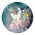 Dutch Mid-Century Enamel on Copper Fawn Dish, Sagitta Workshop Style, Signed Hg, C. 1955–1970 For Sale