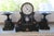 Napoleon III Mantelpiece Set of Clock and Cassolettes, Set of 3 For Sale - Image 13 of 13