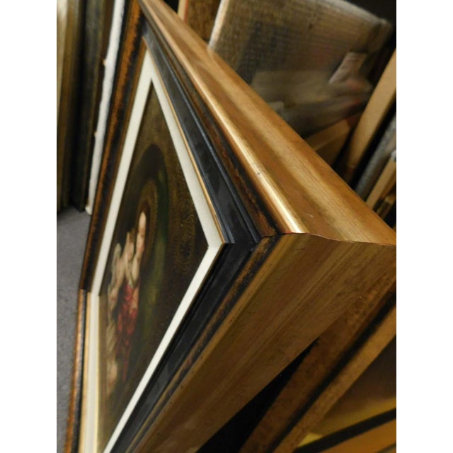 Brown Diana Mendoza"Madonna" Mother and Child Original Oil Custom Framed For Sale - Image 8 of 10