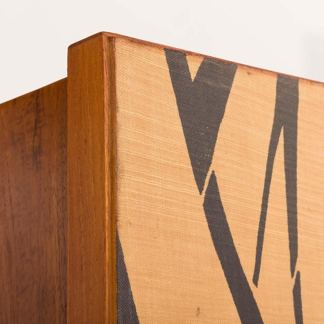 Italian Free Standing Wall Unit in Teak, 1950s For Sale - Image 12 of 18