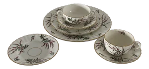 1930’s Royal Worcester “Dunrobin” One Place Setting (7-Pieces)