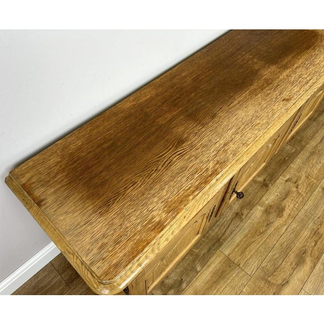 Vintage French Oak Storage Sideboard For Sale - Image 10 of 13