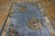 Art Deco 1980s Ligth Blue Floral Vintage Silk Chinese Art Deco Carpet 6'2" X 9' Handknotted Rug For Sale - Image 3 of 12
