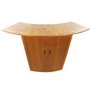 1955 Turnidge Mid-Century Modern Drinks Cabinet Cocktail Bar For Sale