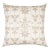 Schumacher Georgia Wildflowers Pillow 22" x 22" in Neutral For Sale