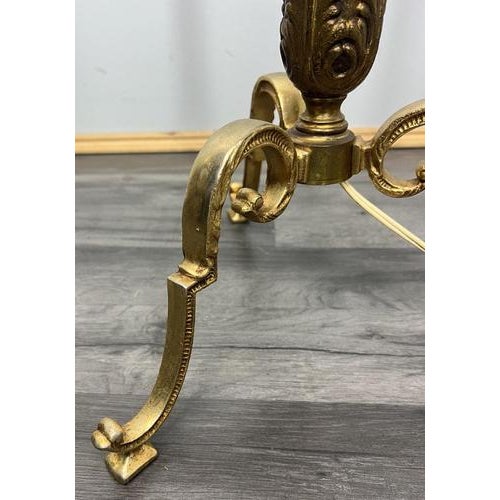 Vintage French Style Brass 5-Lights Candelabra Floor Lamp For Sale - Image 12 of 17