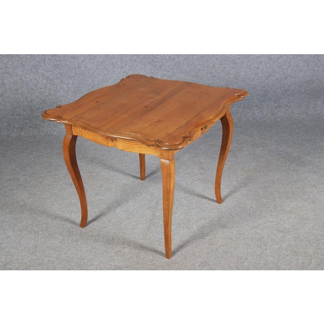 Small Rococo Style Table in Cherrywood, 1850s For Sale - Image 4 of 18