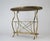 Italian Oval Marble Side Table For Sale - Image 3 of 10