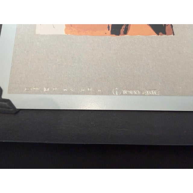 Salvador Dalí "The Physician" (El Médico) Tobo Arte .925 Silver Serigraph Plaque Custom Gallery Framed For Sale In Rochester - Image 6 of 12