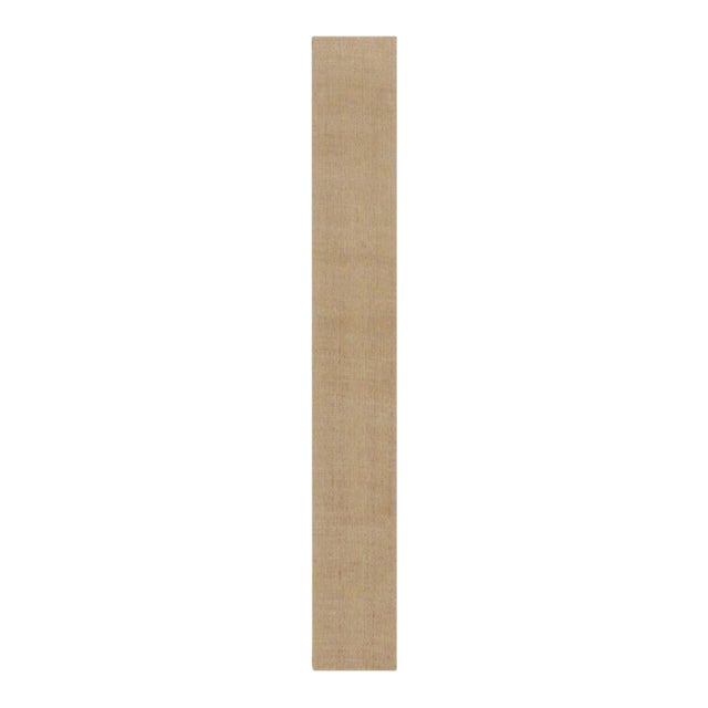 Rug & Kilim’s Modern Textural Extra-Long Runner Rug in Beige-Brown & Cream Tones - 2'7" X 19' For Sale