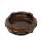 Chinese Fok Character Brown Wood Round Table Top Stand Riser For Sale - Image 3 of 5