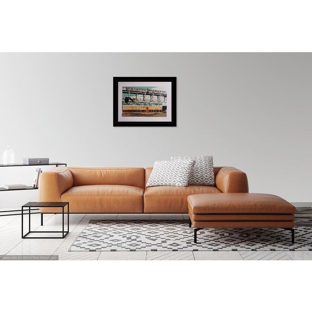 Photorealism 1980s John Baeder Vista Mar Inn Print For Sale - Image 3 of 3