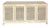 Modern White Washed Driftwood Lattice Credenza For Sale