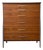 1950s Authentic Paul McCobb for Calvin Furniture "Linear Group" Tall Boy Dresser For Sale