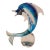 Mid-Century Murano Glass Dolphin Sculpture For Sale