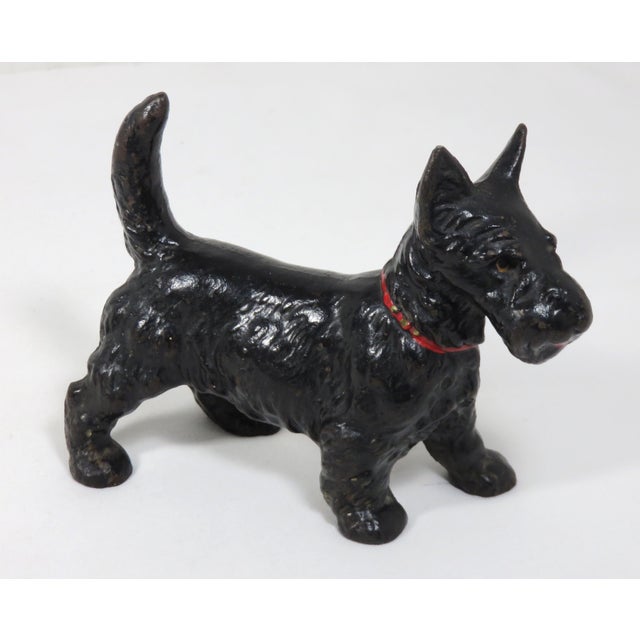 1930s Vintage Cast Iron Scottie Dog Doorstop Chairish