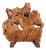 Japanese Keyaki Zelkova Root Wood Decoration, 1900s For Sale
