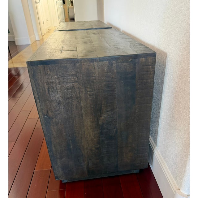 Wood Classic Home Nightstands (Pair) For Sale - Image 7 of 7