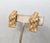 Napier Vintage 1960s Signed Napier Goldtone "Woven" Clip Earrings-2 Pieces For Sale - Image 4 of 7