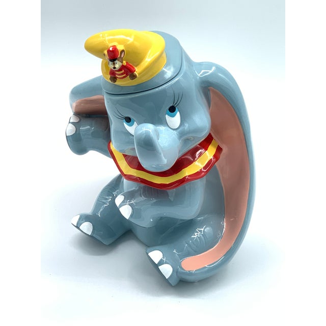 Gray 1980s Disney Classics Dumbo Cookie Jar For Sale - Image 8 of 8